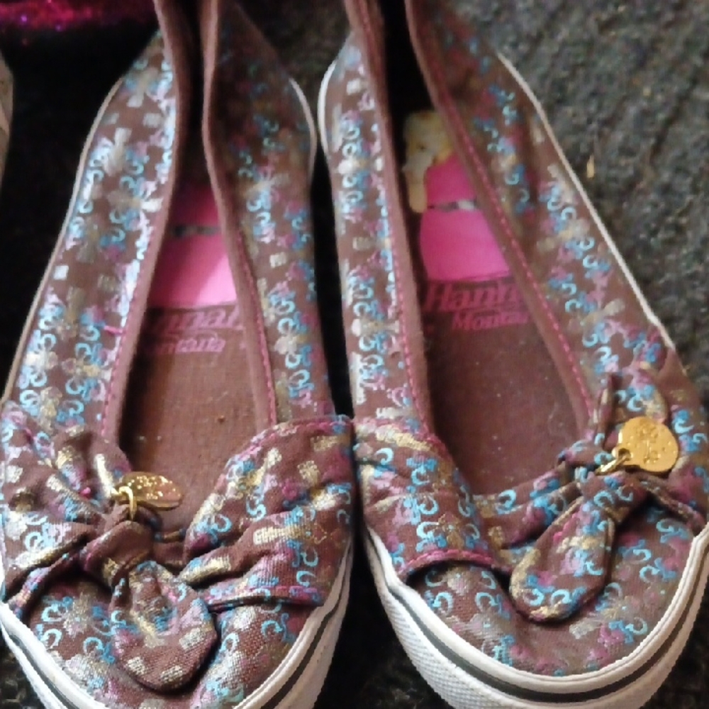 Stylish Brown Patterned Women's Shoes